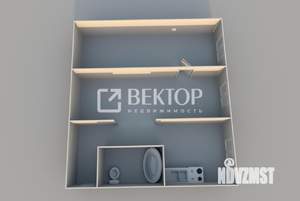 2-к квартира, вторичка, 45м2, 1/5 этаж