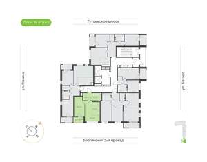 2-к квартира, вторичка, 45м2, 16/18 этаж