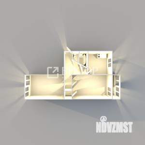 2-к квартира, вторичка, 48м2, 3/5 этаж