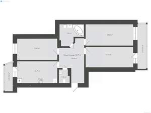 3-к квартира, сданный дом, 112м2, 9/18 этаж