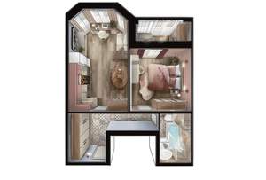 1-к квартира, вторичка, 48м2, 7/10 этаж