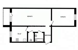 2-к квартира, вторичка, 46м2, 3/5 этаж