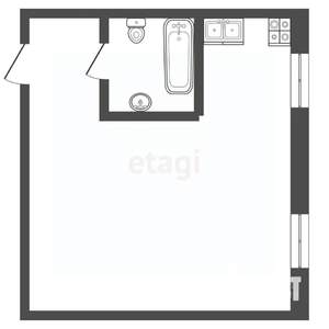 1-к квартира, вторичка, 31м2, 2/5 этаж
